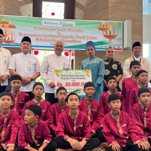 Bank Sumsel Babel Gelar Pembacaan Yasin dan Berikan Santunan ke Anak Yatim
