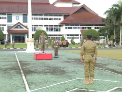 Ngantor dan Apel Perdana Ini Pesan Gubernur Hidayat Arsani