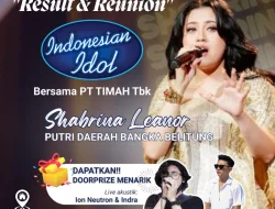 Dukung Shabrina Leanor jadi Juara Indonesia Idol, PT Timah Gelar Nobar di Tiga Kabupaten/Kota di Babel