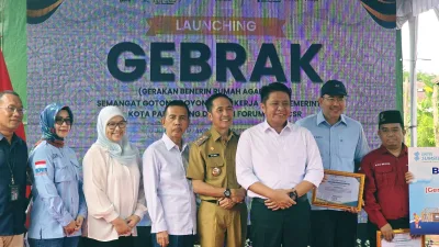 Bank Sumsel Babel Salurkan Bantuan CSR dalam Program GEBRAK Palembang