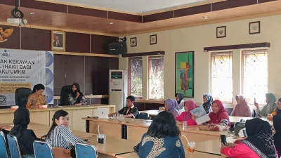 Rina Tarol Ajak Pelaku UMKM Daftarkan HAKI Produknya