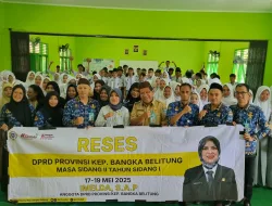 Imelda Siap Bantu Kebutuhan Mendesak SMAN 1 Merawang
