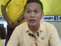 Ramadian Ambil Formulir Cawabup Bangka di Golkar Dikawal Ratusan Relawan