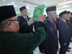 Lantik 122 Pejabat Eselon, Gubernur Hidayat Arsani Minta Lakukan Kerja dengan Tanggung Jawab