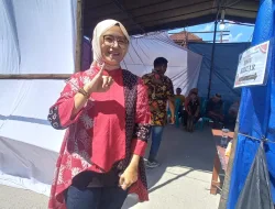 Cece Dessy Tunaikan Hak Suara, Ungkap Rasa Terima Kasih untuk Perjuangan Partai dan Relawan