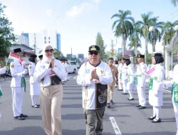 Gubernur Babel Hidayat Arsani Buka Pawai Karnaval Hari Pertama HUT RI-80