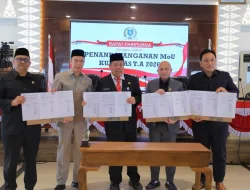 Ketua DPRD Babel Teken MoU KUA PPAS Provinsi Babel Tahun 2026