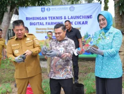 Gubernur Hidayat Arsani Launching Inovasi Digital Farming di Kebun Cikar PKK Babel