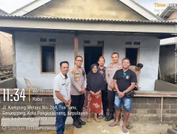Kapolres Pangkalpinang Tinjau Pembangunan Rumah Layak Huni