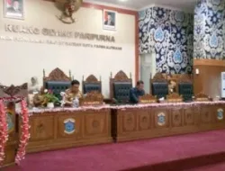 Paripurna, DPRD Pangkalpinang Bahas Dua Raperda Usulan Pemkot Pangkalpinang