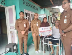 Wawako Pangkalpinang Salurkan Bantuan Disabilitas kepada Lima Warga Pangkalbalam