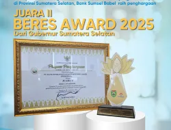 Bank Sumsel Babel Raih Juara II BERES Award 2025