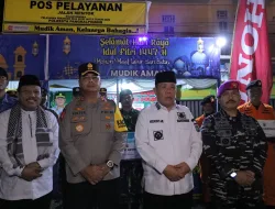Pastikan Lebaran Aman dan Kondusif, Gubernur Hidayat Arsani dan Forkopimda Turun Langsung Tinjau Pos Pengamanan