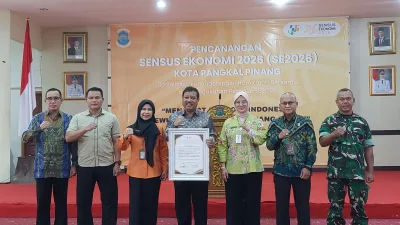 Wali Kota Pangkalpinang Ajak Warga Sukseskan Sensus Ekonomi 2026 dengan Data yang Jujur